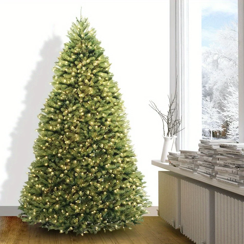 Artificial Standing Xmas Christmas Tree with 750 LED Prelit Light 8ft