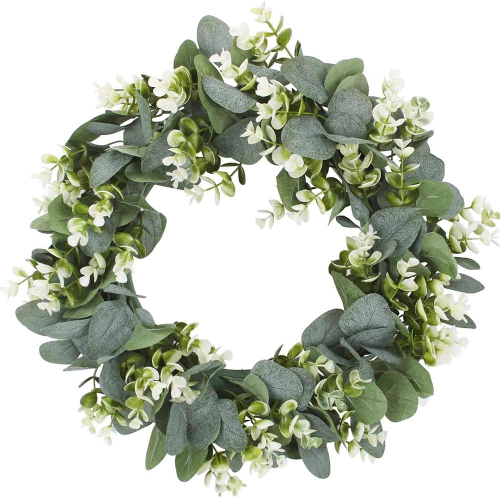 Artificial Decorative Eucalyptus Wreath